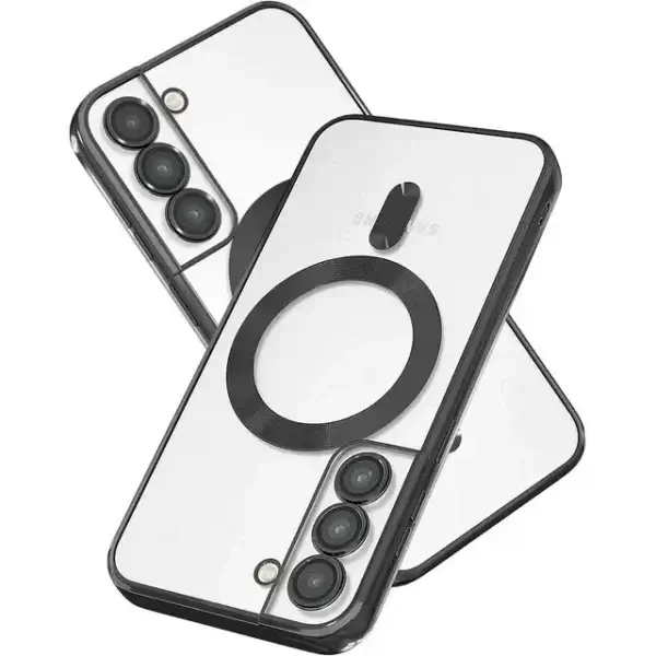 S22 Black MagSafe Cover - Sleek, Magnetic & Protective