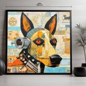Canine Dog Canvas, Painting for Living Room - Image 1