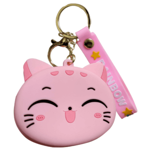 Pink hello kitty keyring - Image 1