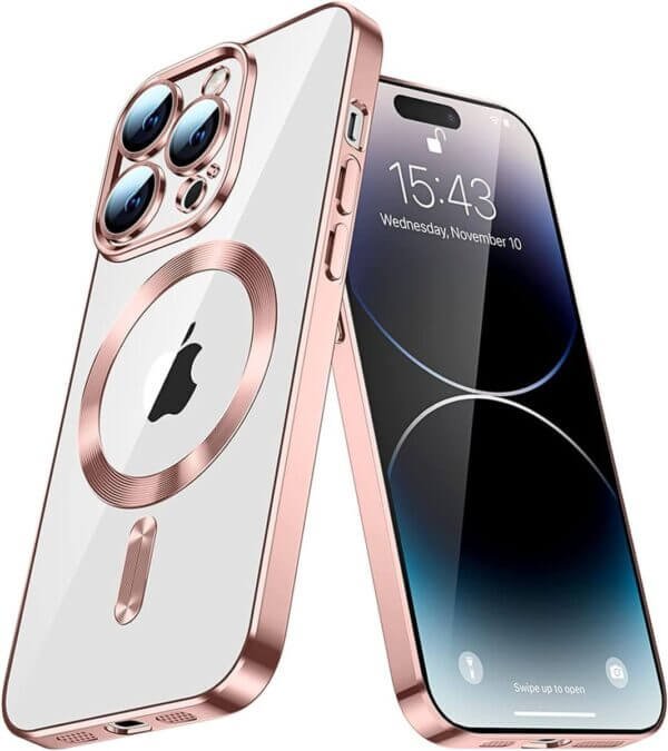 iPhone 14 Pro Rose Gold MagSafe Cover - Sleek, Magnetic & Protective
