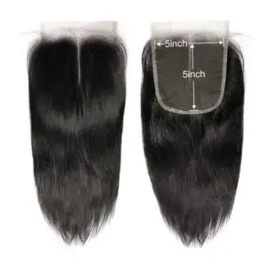 Vietnamese 5 x 5 inch Closure HD Bone Straight - Image 3