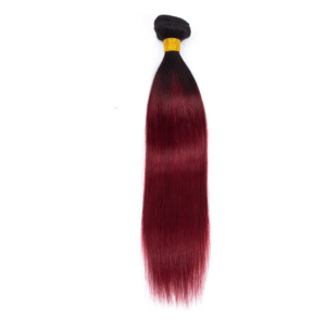 Vietnamese Burgundy Ombre Hair Extensions - Image 1