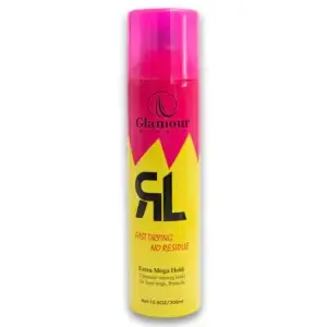 Glamour Beauty Extra Mega Hold Fast Drying Spray - Image 1