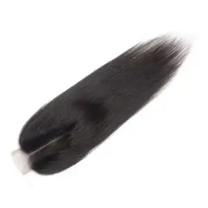 Peruvian Straight Middle Part Closure – Top Quality - Image 2