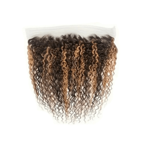 Peruvian Two Tone Closure 13 x 4 Water Wave - Image 1