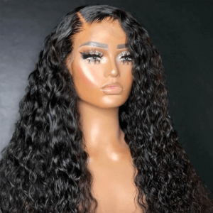 Brazilian Water Wave Wig with 13 x 4 Closure - Image 1