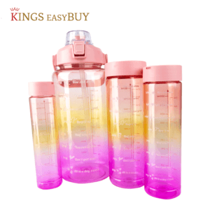 4 Pack Gradient Water Bottles - Image 2