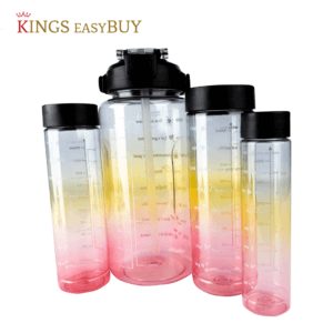4 Pack Gradient Water Bottles - Image 1