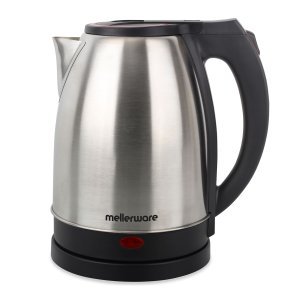 Mellerware Kettle 360 Degree Cordless Stainless Steel Brushed 1.8L 1500W - Image 1