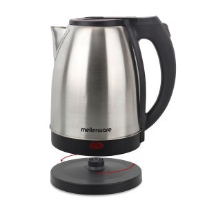 Mellerware Kettle 360 Degree Cordless Stainless Steel Brushed 1.8L 1500W - Image 2