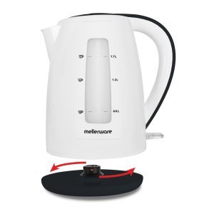Mellerware Kettle 360 Degree Cordless Plastic Black & White 2.0L 2200W - Image 4
