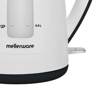 Mellerware Kettle 360 Degree Cordless Plastic Black & White 2.0L 2200W - Image 2