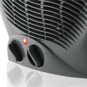 Mellerware Heater Floor Fan Plastic Graphite 2Heat Settings 2000W "Swiss" - Image 2