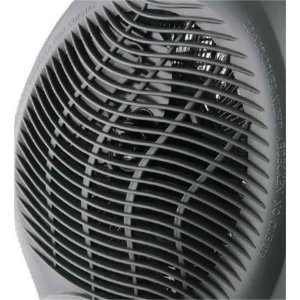 Mellerware Heater Floor Fan Plastic Graphite 2Heat Settings 2000W "Swiss" - Image 3