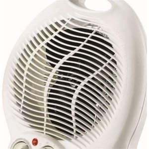 Mellerware Heater Floor Fan Plastic White 2Heat Settings 2000W "Swiss" - Image 3