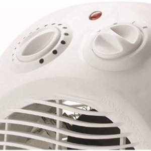 Mellerware Heater Oscilating Floor Fan Plastic White 2Heat Settings 2000W "Solar" - Image 2