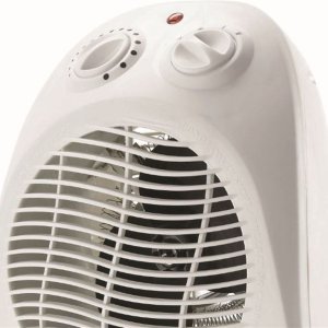 Mellerware Heater Oscilating Floor Fan Plastic White 2Heat Settings 2000W "Solar" - Image 4