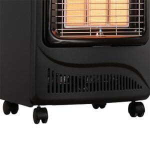 Mellerware Heater Gas Steel Black 3 Heat Settings 4.2Kw - Image 2