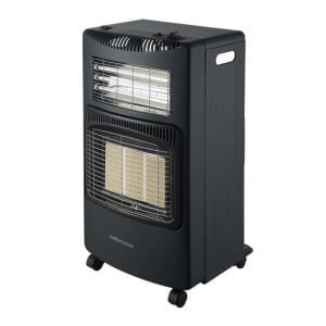 Mellerware Heater Gas & Electric Adjustable Temperature Steel Black 3Bar 4.2Kw "Hybrid" - Image 1