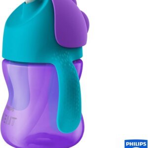 Philips Avent Straw Cup 200ml /7oz 9m+ - Girls SCF796/02 - Image 2