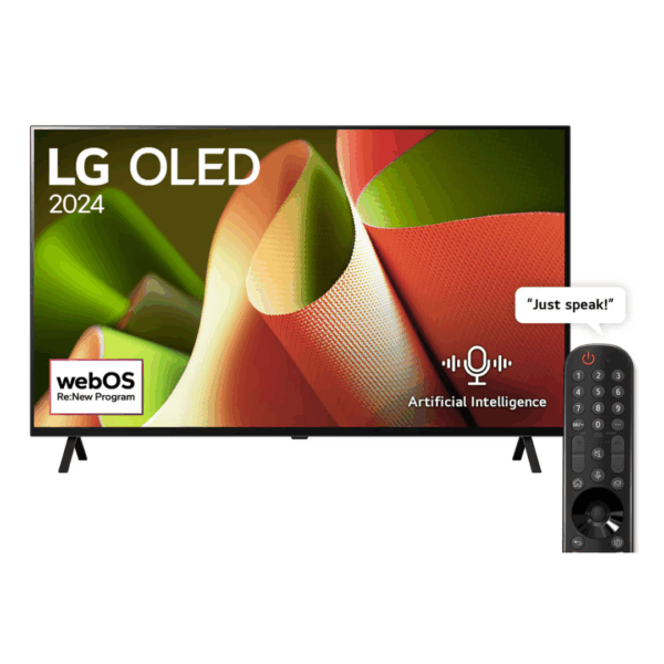65 Inch LG OLED B4 4K Smart TV AI Magic remote Dolby Vision webOS24 2024
