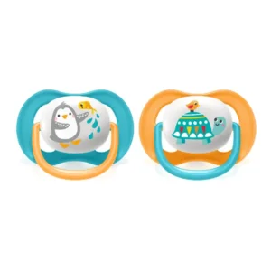 Philips Avent Ultra-Air Soother 6-18m (2 Pack) - Animal Blue SCF080/07 - Image 2