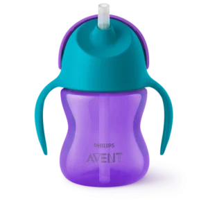 Philips Avent Straw Cup 200ml /7oz 9m+ - Girls SCF796/02 - Image 1