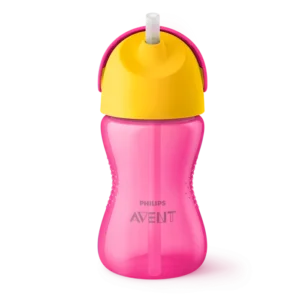 Philips Avent Straw Cups  300ml/10oz 12m+  SCF798/02 Girls - Image 1