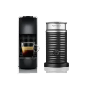 Nespresso Essenza Bundle 1450W Mini Automatic Espresso Machine with Aeroccino Milk Frother - Silver  90009435 - Image 3