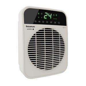 Taurus Heater Floor Fan Cream Wi-Fi Enabled 2Heat Settings 2000W - Image 2