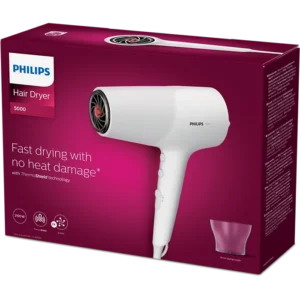 Philips 5000 Hairdryer with ThermoShield Sensor 2100W White - Image 4