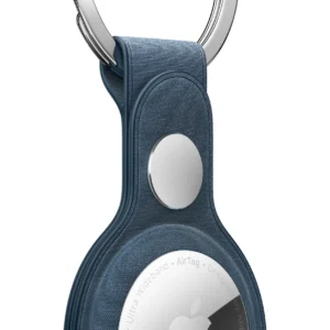 AirTag FineWoven Key Ring - Pacific Blue - Image 2