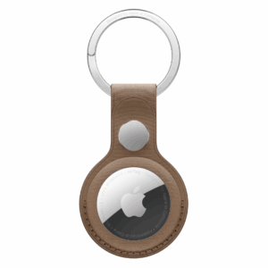 AirTag FineWoven Key Ring - Taupe - Image 1