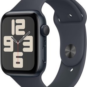 Apple Watch SE GPS 44mm Midnight Aluminium Case with Midnight Sport Band - Image 1