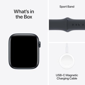 Apple Watch SE GPS 44mm Midnight Aluminium Case with Midnight Sport Band - Image 3
