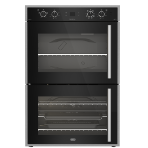 Defy DBO767 Gemini Thermofan+ Double Oven with Airfire Technology Black - Image 1