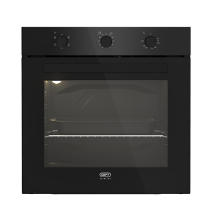 Defy 60cm Slimline Eye-Level Oven DBO483E - Black Glass - Image 1