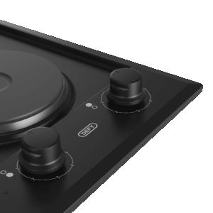 Defy DHD 400 Domino Solid Hob with Control Panel - Black - Image 4
