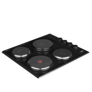 Defy DHD398 60cm Slimline Solid Hob w/ Control Panel - Black - Image 2