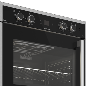 Defy DBO767 Gemini Thermofan+ Double Oven with Airfire Technology Black - Image 4