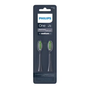 Philips One Replacement Brush Heads Standard - Midnight Blue - Pack of 2 Bh1022/04 - Image 3