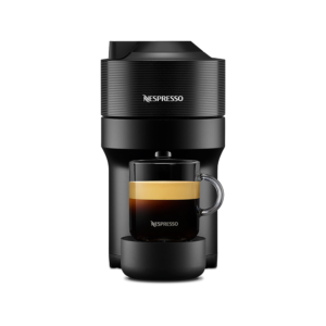Nespresso Vertuo Pop Coffee Machine With Aeroccino Milk Frother Bundle - Liquorice Black - 90009320 - Image 1
