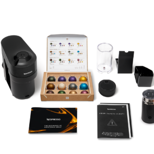 Nespresso Vertuo Pop Coffee Machine With Aeroccino Milk Frother Bundle - Liquorice Black - 90009320 - Image 6