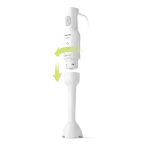 Philips ProMix Hand Blender 3000 Series - 400W, Anti-Splash, Beaker, Plastic, White - HR2520/00 - Image 4