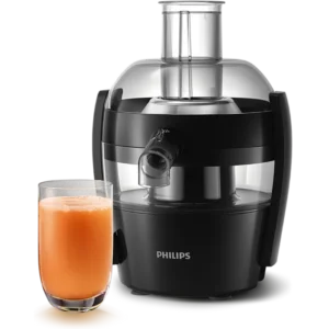 Philips 500W 1.5 Litre Quickclean Juicer, Black - Image 2