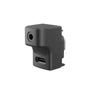 Insta360 Mic Adapter 2 in 1 Type-C & 3.5mm External Audio for Ace Series - Image 1