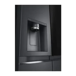 LG 611Lt Matte Black (Graphite) InstaView™ ThinQ™ Side by Side Refrigerator - GC-X257CQFS - Image 3