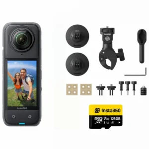 Insta360 X5 360 Action Camera Motorcycle Bundle - Image 1